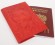 Обложка для паспорта "Хипстер Вест" кожа (3D) цвет красный