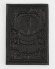 Обложка для паспорта "Орёл Императорский и Николай Второй" кожа (3D) цвет чёрный