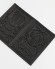 Обложка для паспорта "Орёл Императорский и Николай Второй" кожа (3D) цвет чёрный