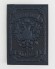 Обложка для паспорта "Герб РФ и Московская Соборная Мечеть" кожа (3D) цвет синий