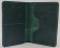 Обложка для паспорта "Драконесса" в подарочной коробке (натуральная кожа) зелёный