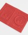 Обложка для паспорта "Полумесяц и Московская Соборная Мечеть" кожа (3D) цвет красный