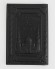 Обложка для паспорта "Полумесяц и Московская Соборная Мечеть" кожа (3D) цвет чёрный