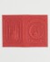 Обложка для паспорта "Полумесяц и Мечеть Кул-Шариф" кожа (3D) цвет красный